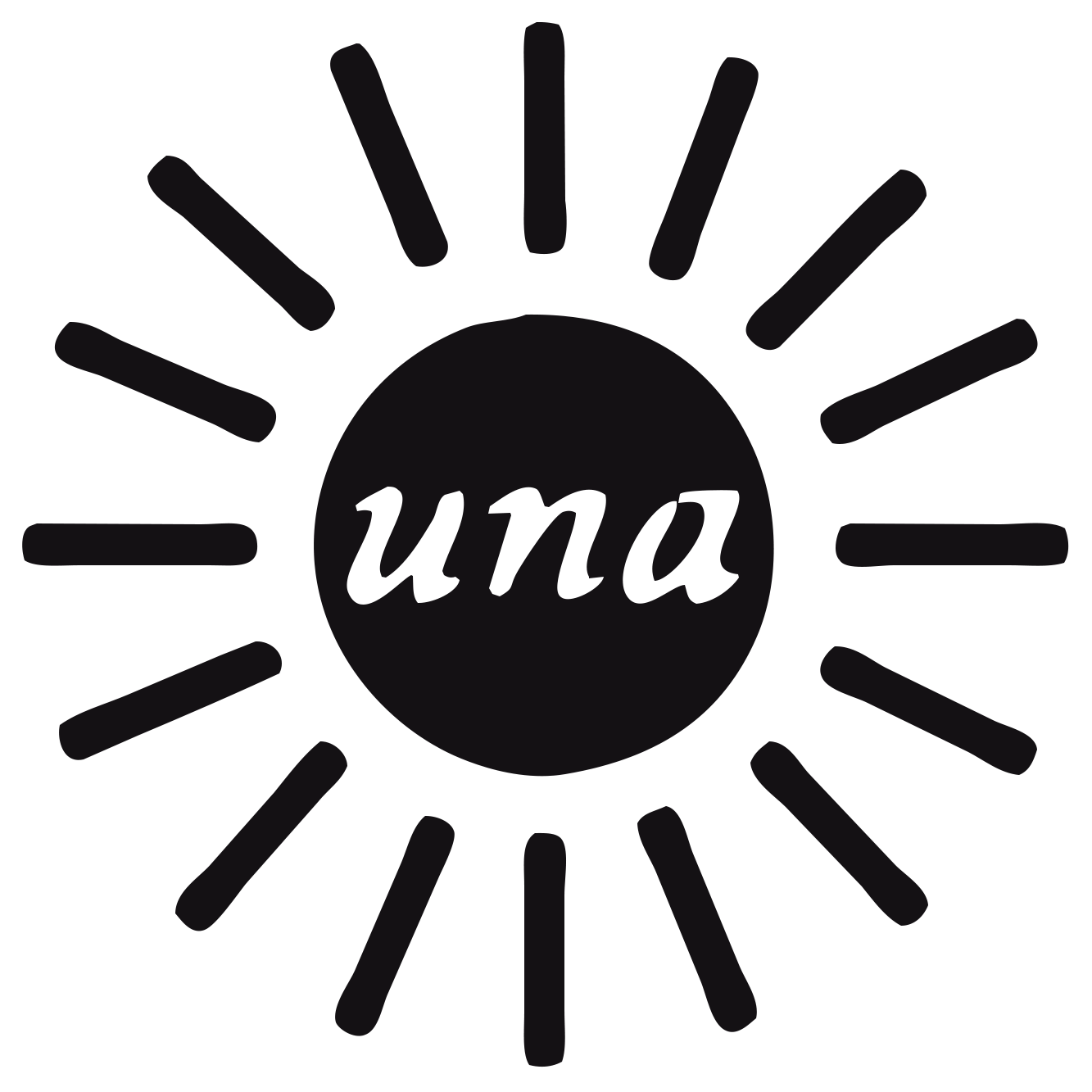 Logo UNA negro